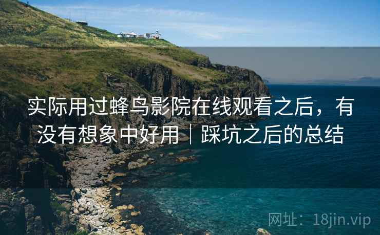 实际用过蜂鸟影院在线观看之后，有没有想象中好用｜踩坑之后的总结