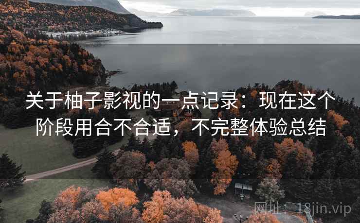 关于柚子影视的一点记录：现在这个阶段用合不合适，不完整体验总结