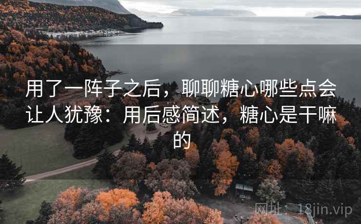 用了一阵子之后，聊聊糖心哪些点会让人犹豫：用后感简述，糖心是干嘛的